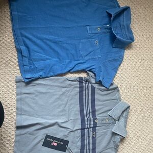 Vineyard Vines Blue and Gray boys Polo Shirts